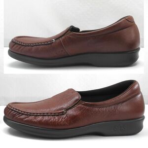 SAS Tripad Comfort Loafer Women's Size 7.5 M Chestnut Brown Leather Slip-On